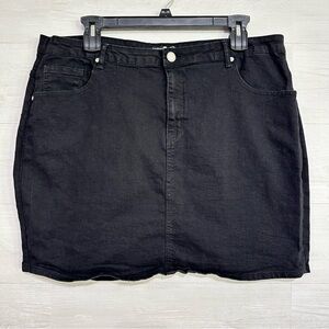 Boohoo Blue Denim Skirt Size 20